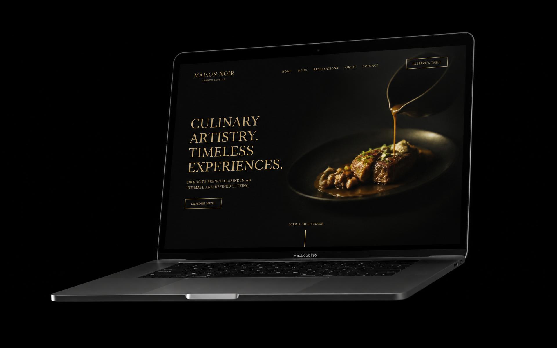 Mockup di un sito realizzato da EMERGO.